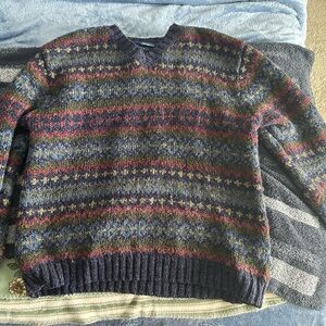 Cozy Multicolor Patterned Women's Sweater